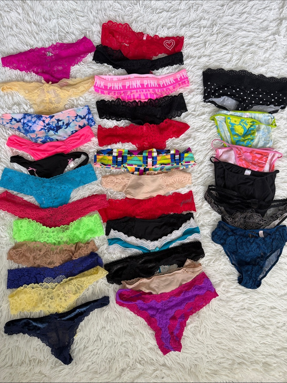 Huge Bundle Victoria’s Secret Bikinis Thongs XS/Small